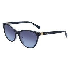Longchamp Unisex Lo659s Sunglasses, 424 Blue, 57, 424 Blue