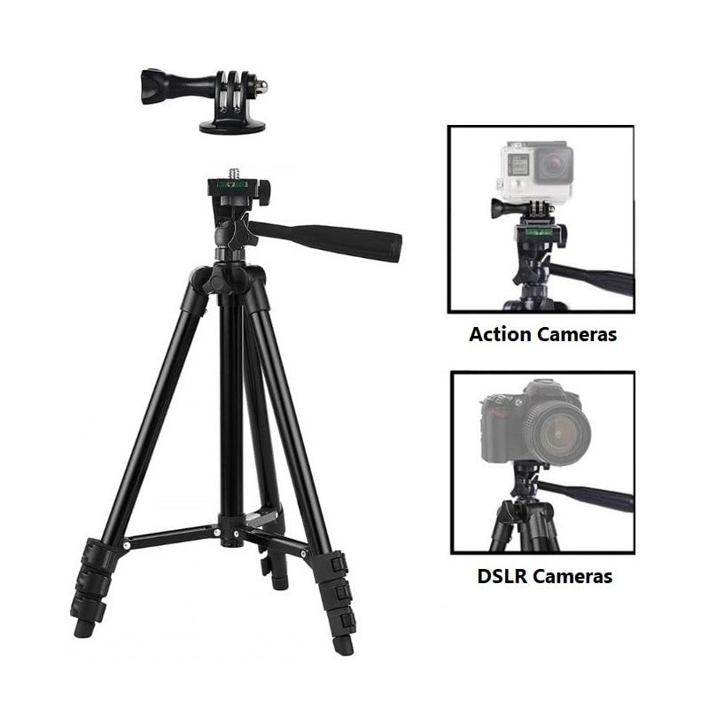 1.02M Lightweight Professional Tripod for GoPro / Insta360 / Osmo