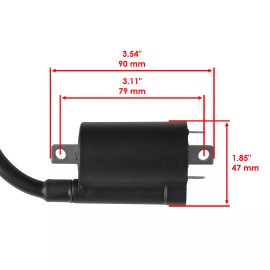 Caltric Ignition Coil for Honda Cr250 CR250R Cr 250R 1989 Motorcycle Ignition Coil