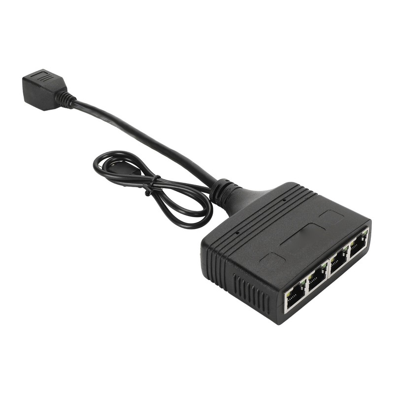 Ethernet Splitter 1 to 4 High Speed 1000Mbps RJ45 Network