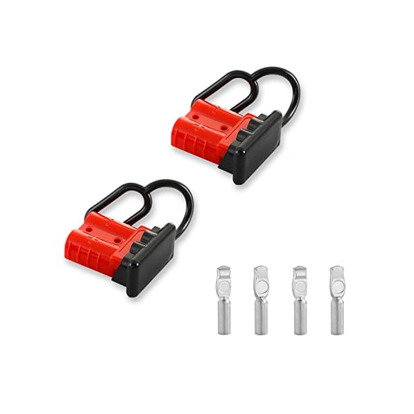 micrl 6-8 Gauge 50A Battery Quick Connect/Disconnect, Jumper Cable Plug