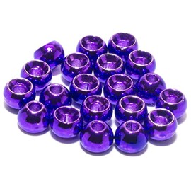 Hareline Plummeting Tungsten Beads (Mettalic Purple, 1/8")