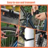 Flintronic Folding Lock, Bicycle Lock Combination Lock with 4-Digit Code,