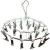 Grow1 Metal Drying Rack 24 Clips, Hanging Plant Dryer, Herb Drying Rack Hanging for Plants, Herbs, Flowers, Grow Room Herb Dryer, Multi Clip Hanger for Drying Herbs