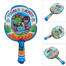 VGEBY1 Inflatable Badminton Racket, 2pcs Portable Kids Badminton Racket Toy with Ball for Kids Indoor Outdoor Playing