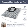 Petace Adjustable Temperature Heated Cat Bed & Dog Heating Pad