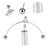 ORFOFE Balance Cylinder Weightlifting Man Tumbler Iron Desktop Ornament Metal