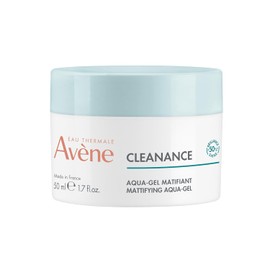 AVENE, Cleanance Aqua-Gel Matificante, Gel-Crema Facial para Piel Mixta a Grasa, Cierra Poros y Controla Brillo, 50 ml