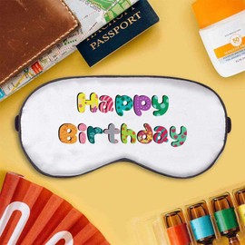 'Happy Birthday' Sleep/Travel Eye Mask (EY00023696)