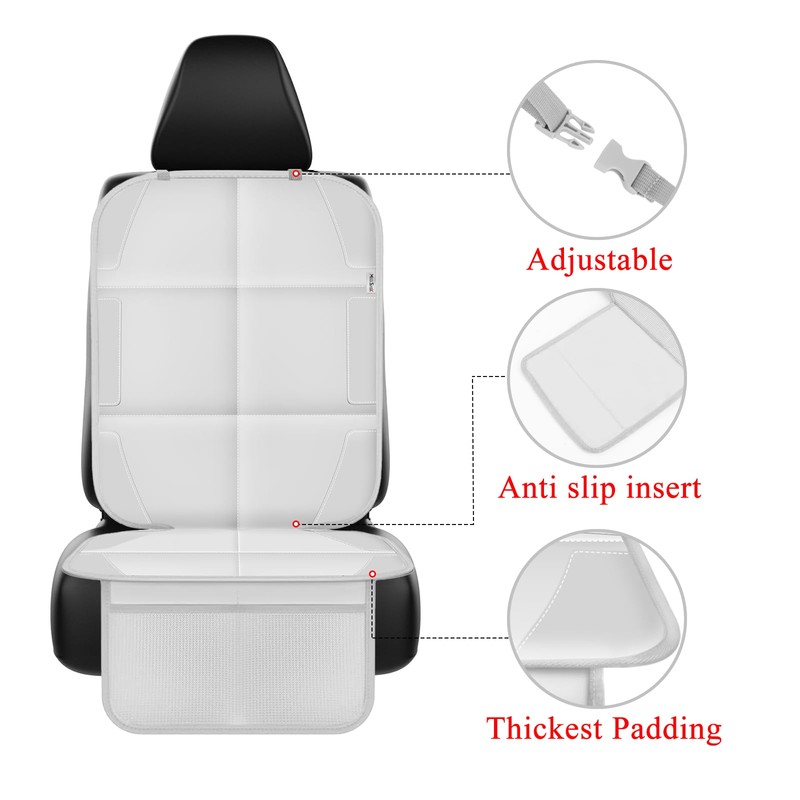 Meolsaek Car Seat Protector, Durable Car Seat Protector for Child,