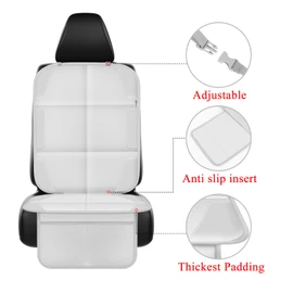 Meolsaek Car Seat Protector, Durable Car Seat Protector for Child, Waterproof Thick Pad Car Seat Cover for Back Seat Protecor (No Imprints)