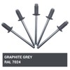 Pack of 100 Painted Blind Rivets 3.2 x 8 mm,