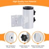 Stainless Steel Deck Umbrella Mount - Fits Flat/Right-Angle Surfaces, Patio