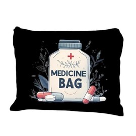 Medication Bag Travel Pill Organizer with Wristband - Compact Travel Pill Organizer - Unisex Medication Bag,Perfect For First Aid & Cosmetics,Ideal Health Gift (FH0005)