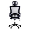 Modern High Back Mesh Executive Chair With Headrest And Flip