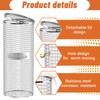 EcoBrisa 2pack Underground Worm Composting Bin Inground Metal Compost Bin