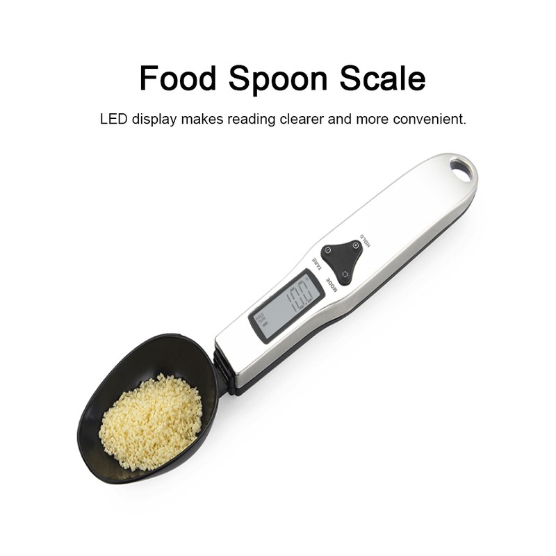 300g/0.1g Digital Measuring Spoon Precise Electronic LCD Weight Food Scale