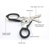 Emergency Response Shears Foldable Multifunctional Scissors Portable Stainless Steel Scissors