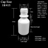 Nalgene 72pcs 15ml-1/2oz Nalgene HDPE Bottle without Closure Sample, Scientific