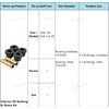 Drive-up Standard/Heavy Duty,Front Leaf Spring Polyurethane Bushing and Sleeve Kit