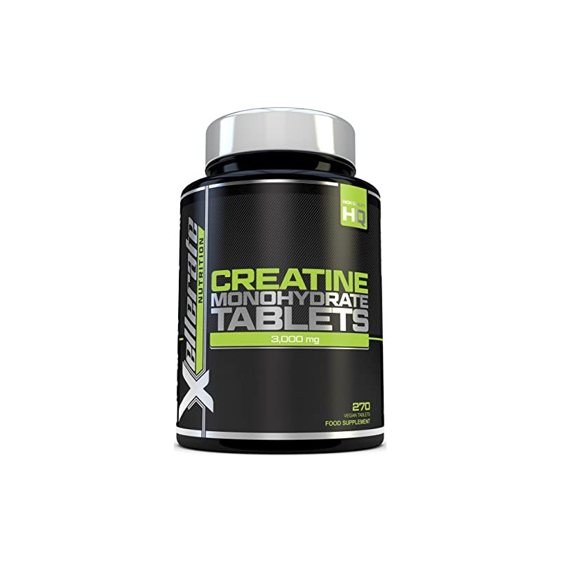 Creatine Monohydrate Tablets 3000mg, 270 Creatine Tablets - 3 Month