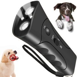 WEIMEIH Anti Barking Device for Dogs, Ultrasonic Dog Barking/Sonic Deterrents Device, 3 in 1 Handheld Waterproof Dog Training/Barking Control Device, Safe Frequency Anti Bark Stopper for Most Dogs