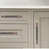 khtumeware 10 Pack 6 Inch(152mm) Drawer Handles Knurled Brushed Antique