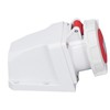 Industrial Connector Socket 16A 5 Pin 3P+N+E Surface Mount IP67