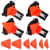 Glarks 10Pcs 60/90/120 Degree Corner Clamps Kit, Multi Angle Right