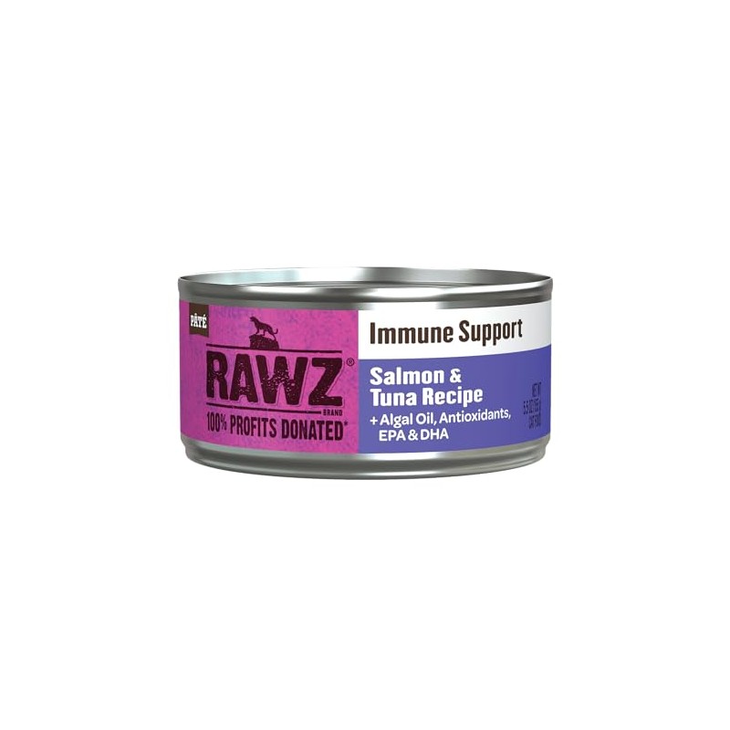 Rawz Immune Support CAT Food 5.5 Ounce Cans, 24 Pack