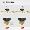 Nilight Side Post Battery Switch Heavy Duty 12DVC 125A Negative