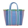 Kobe Lettuce B1541 Colorful Plastic Bag, Women's Basket Bag, Small,
