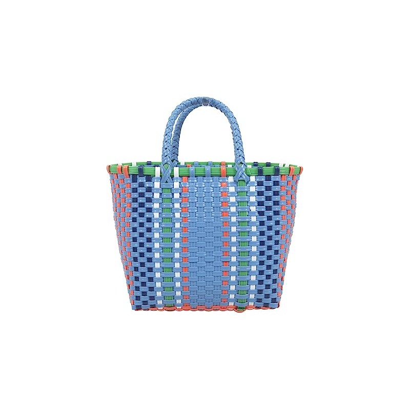 Kobe Lettuce B1541 Colorful Plastic Bag, Women's Basket Bag, Small,
