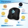 Memory Foam Seat Chair Cushion for Relieves Back Sciatica Pain