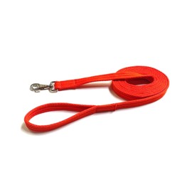 Horse Lunge Line/Large Dog Training Walking Lead Leash 25mm Padded Air Webbing Strong Very Soft Durable (10ft, 3 Metres) (Orange)