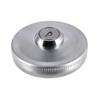Fuel Cap with Lock Diameter 40 mm, Polished Aluminium –
