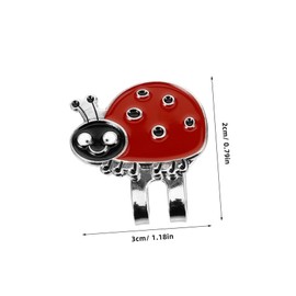GRIRIW Glitter Golf Ball Marker Hat Clip Delicate Magnetic Accessory for Golf Hats Caps Visors Durable Attractive Design