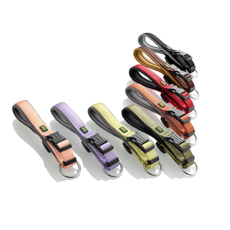HUNTER Neoprene Vario Plus Dog Collar Nylon with Neoprene Padded