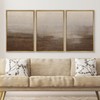 SIGNWIN Framed Canvas Print Wall Art Abstract Hazy Landscape Modern