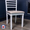 Uzitec Clear Plastic Dining Chair Cushion Protectors - Set of