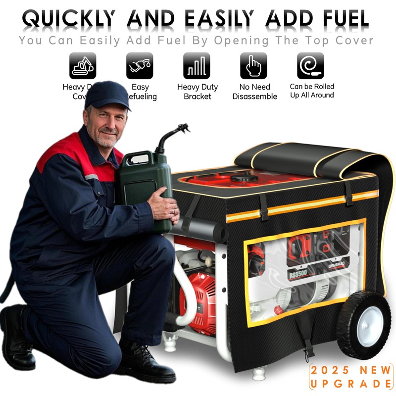 Generator Covers While Running, 38"L x 28"W x 27"H Heavy