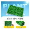 Vevor Muro Verde Follaje Artificial Sintético 4pzs 61x40,6cm