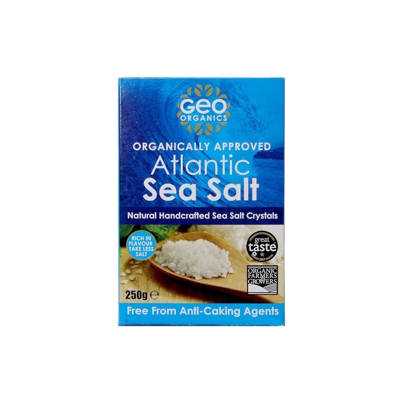 Geo Organics Atlantic Sea Salt, 250g