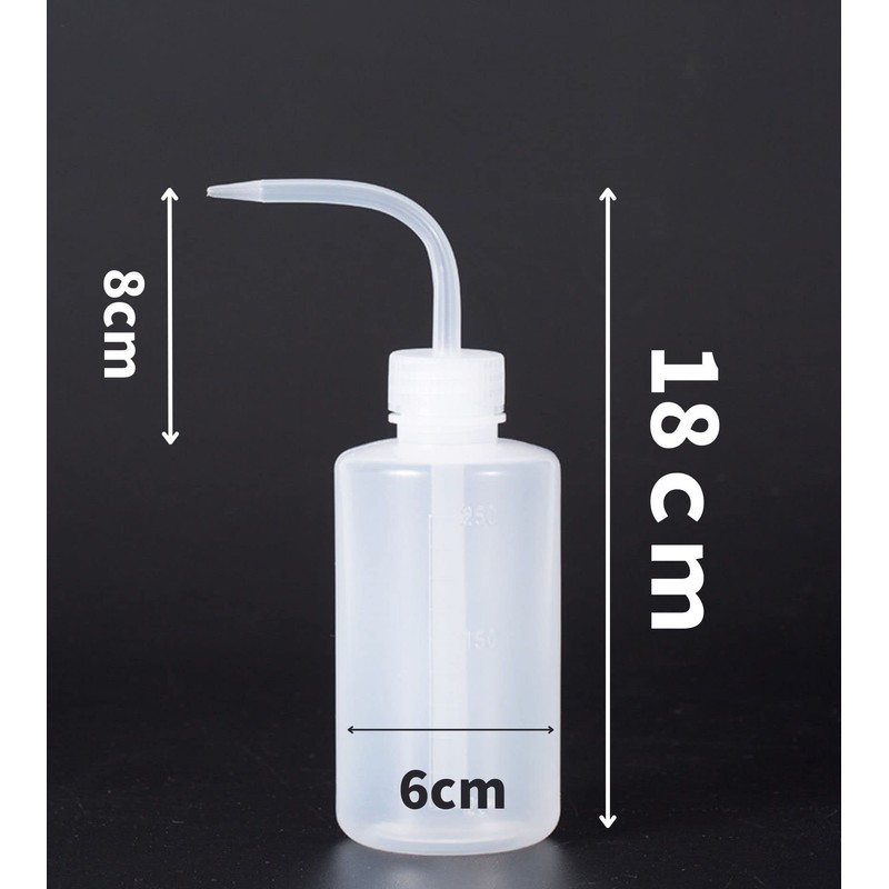 cobalt planet 250ml Wash Bottles, Set of 3 Cleaning Bottles,