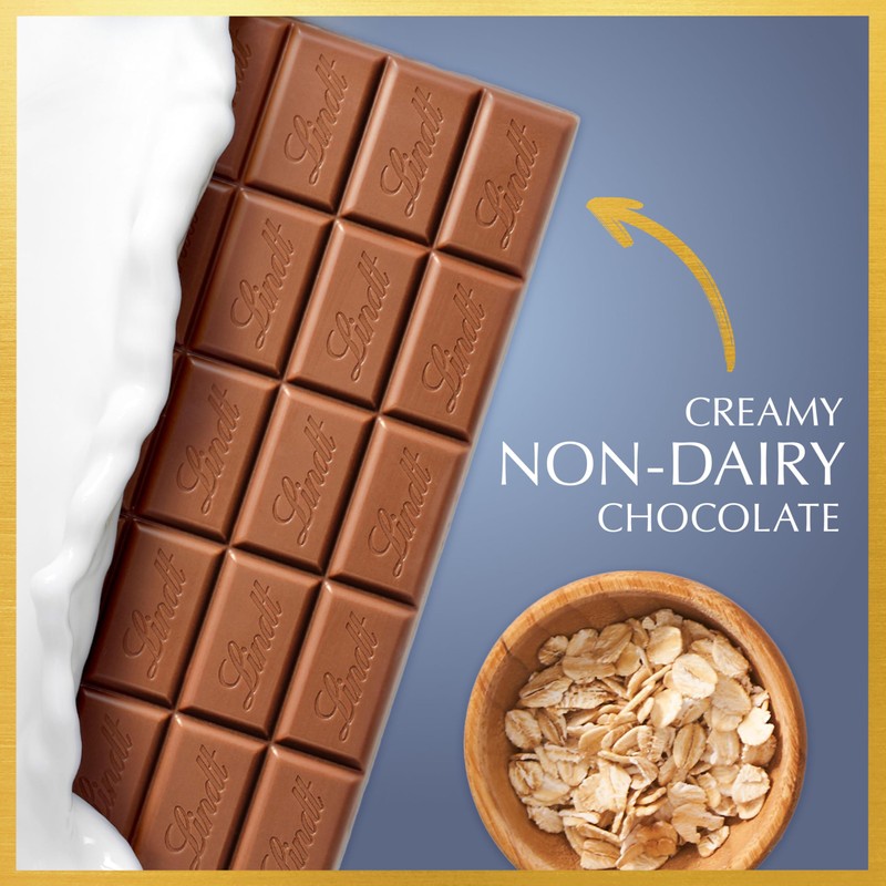 Lindt CLASSIC RECIPE Non-Dairy OatMilk Chocolate Candy Bar, 10 Pack,
