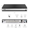 ZOSI H.265+ 1080P FHD 16 Channel DVR for Home Security