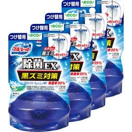 Bulk Purchase Liquid Blue Hands Free Antimicrobial Toilet Tank Aromatic Cleanser Refill, 2.4 fl oz (70 ml) x 4 Packs, , ,