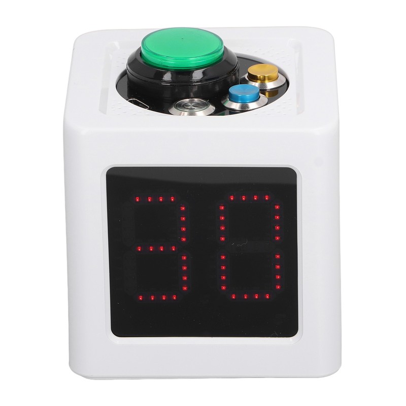 Poker Shot Clock Seconds Countdown Rechargeable 1.4in 4 Sides Cube