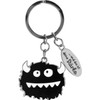 H:PPY life Monster Keyring with Saying Strength | Pendant with