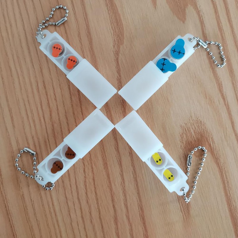 ccHuDE 5 Pcs Hearing Aid Battery Cases Plastic Button Battery